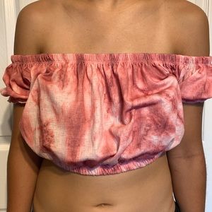 Pink crop top